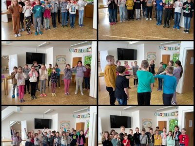 Hudební a recitační klání tříd v anglickém jazyce