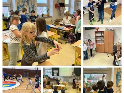 Druháčci přikročili k dalšímu tématu - měření délky