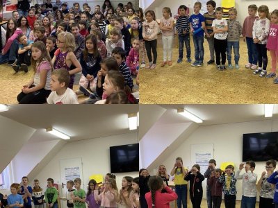 Recitace básní a zpěv písní v AJ - školní kolo soutěže