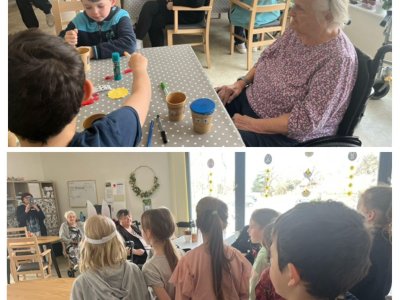 Návštěva žáků v domově seniorů Senlife