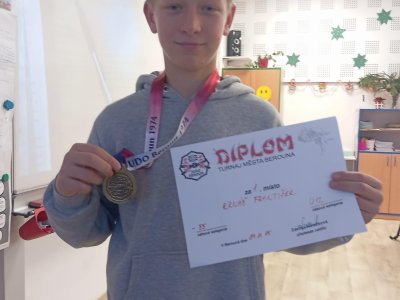 Sportovní úspěchy žáka 5. třídy