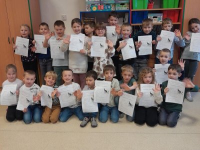 Naše první opravdové vysvědčení!!