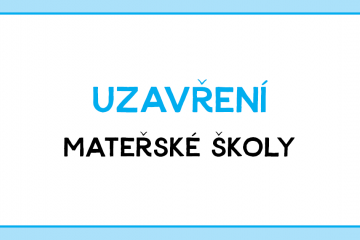 Uzavření mateřské školy o hlavních prázdninách