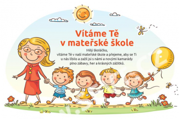 Vítáme všechny děti v mateřské školce!!!