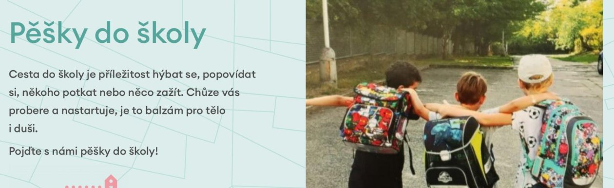 Pěšky do školy 15. - 19. 9. 2025