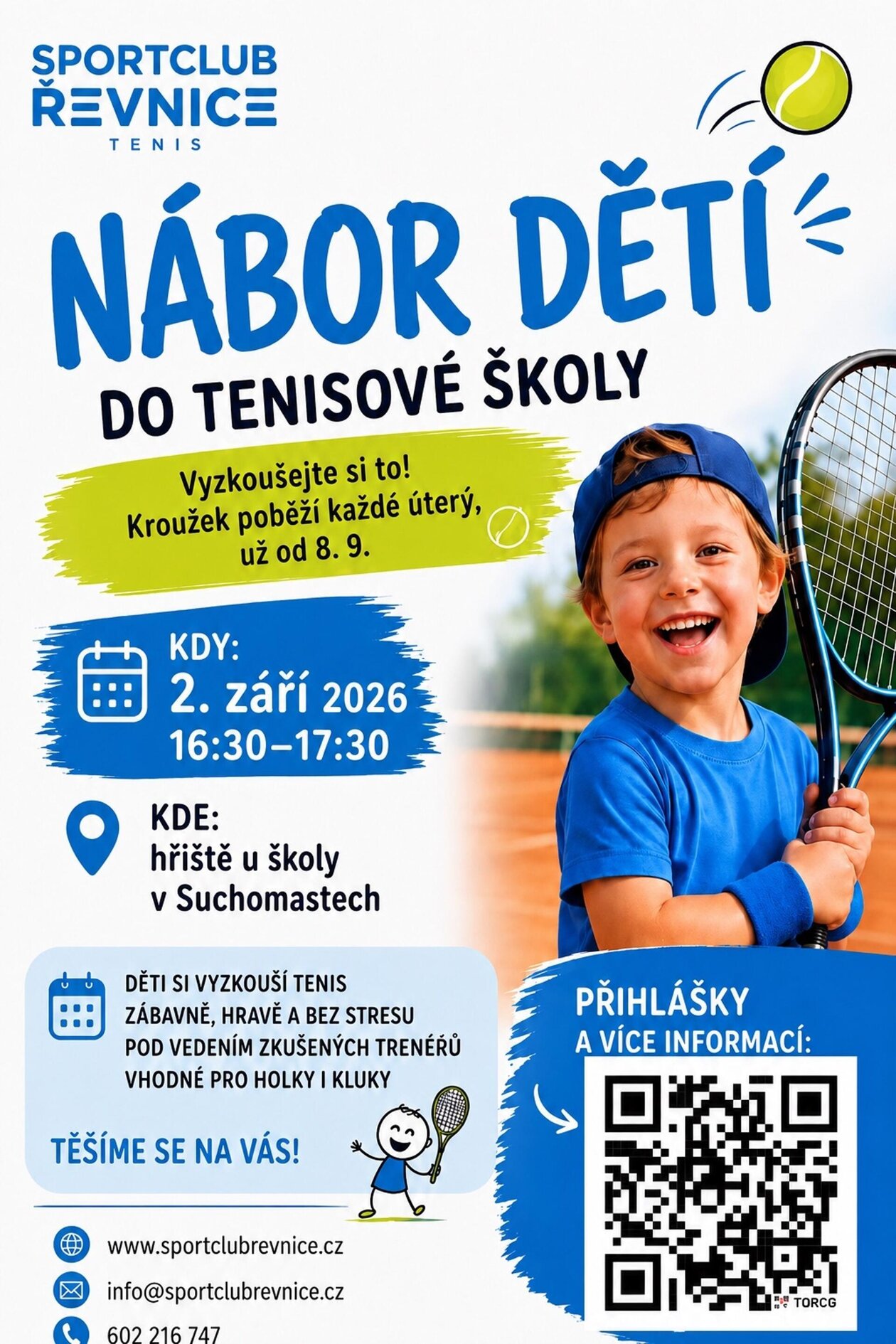 Tenisový kroužek v Suchomastech